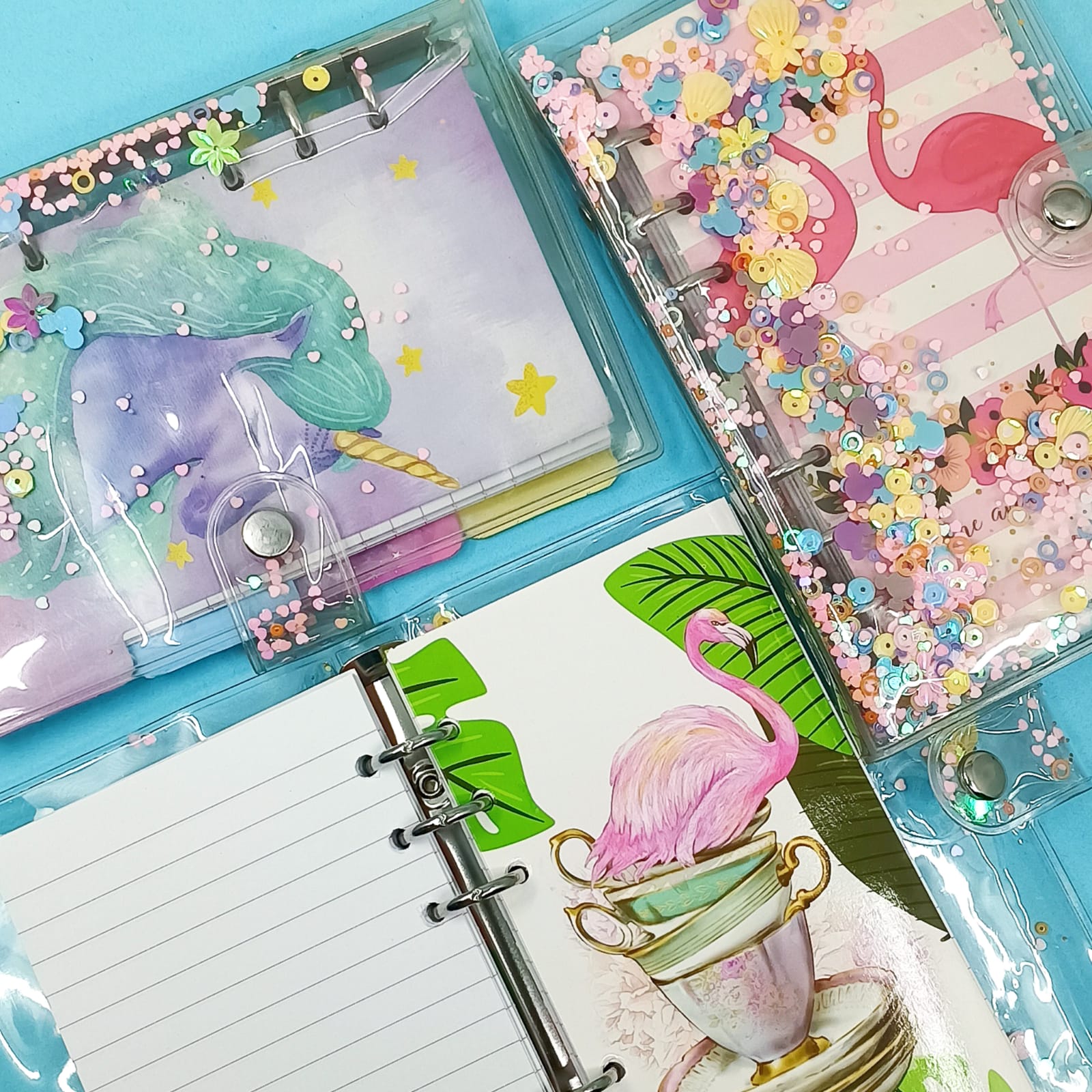 Unicorn & Flamingo Soft Cover - Spiral Journal