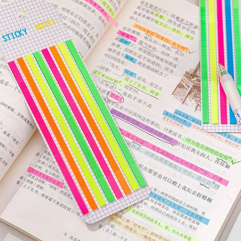 Long Translucent Highlighter - Sticky Notes