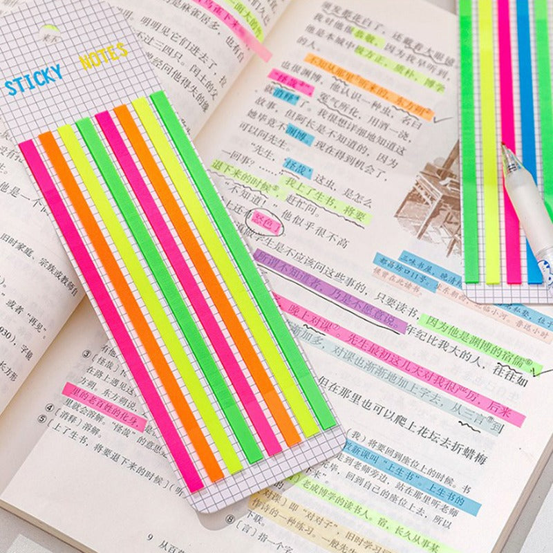 Long Translucent Highlighter - Sticky Notes - The Blingspot Studio
