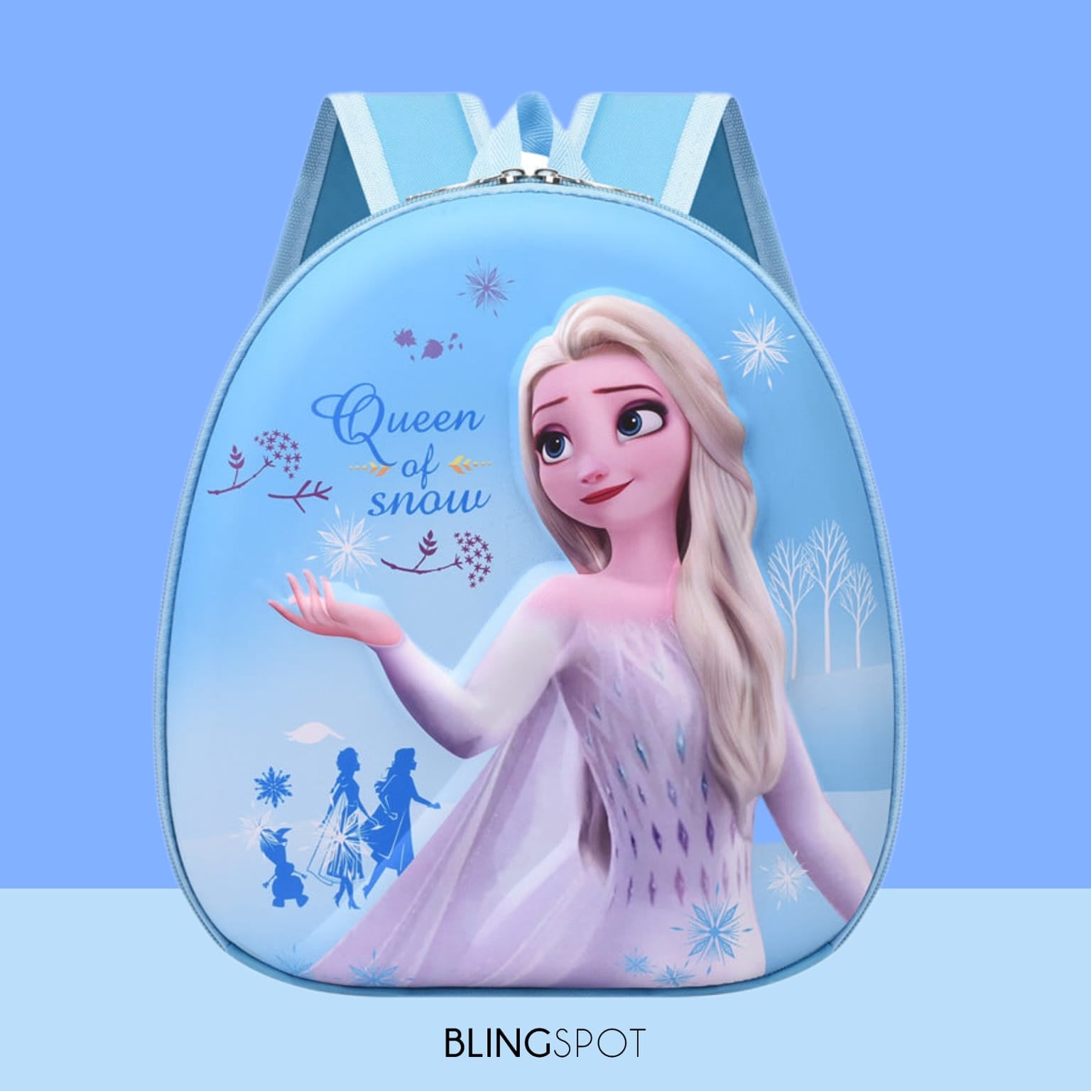 Kids Queen Of Snow Blue - Backpack