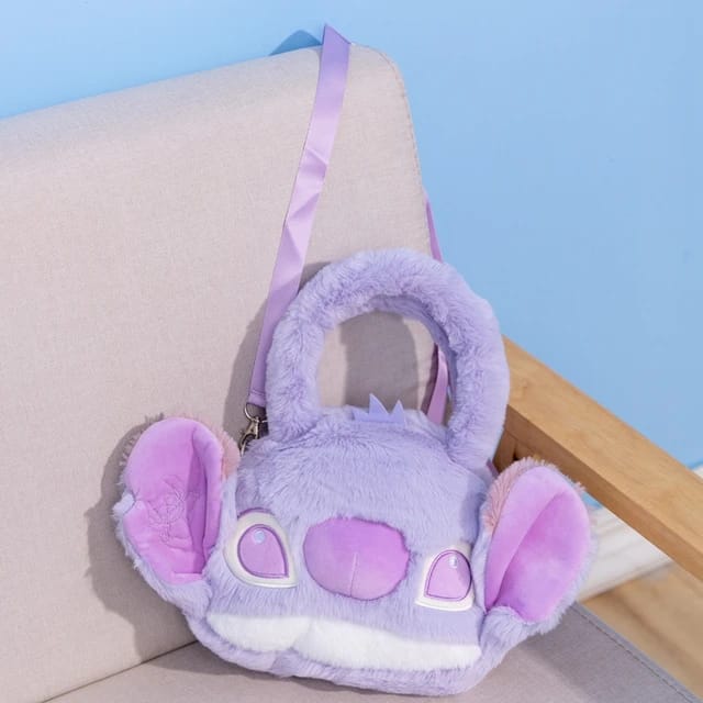 Disney Stitch Purple- Hand Bag & Shoulder Bag