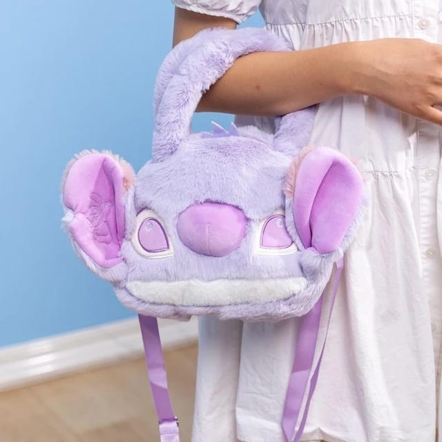 Disney Stitch Purple- Hand Bag & Shoulder Bag