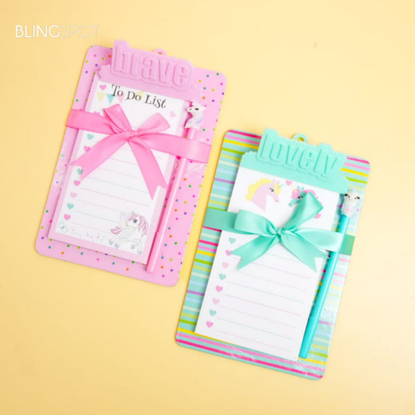 Clipboard Notepad Stationery Set - Style 1