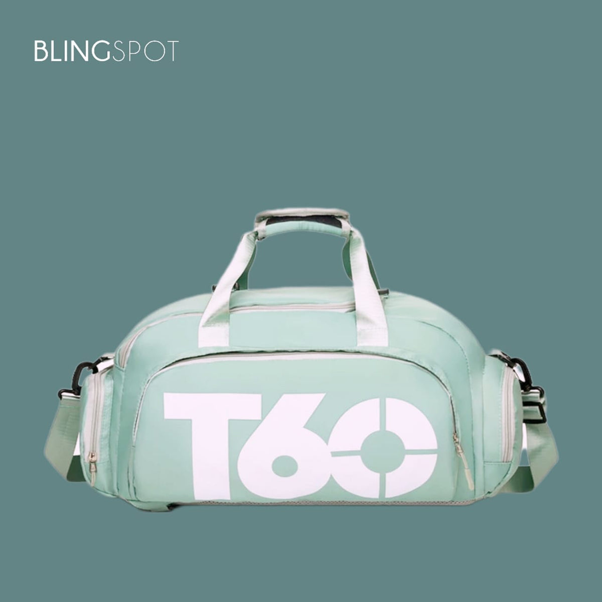 Seafoam Green  - Multipurpose Traveler Luggage Bag / Backpack