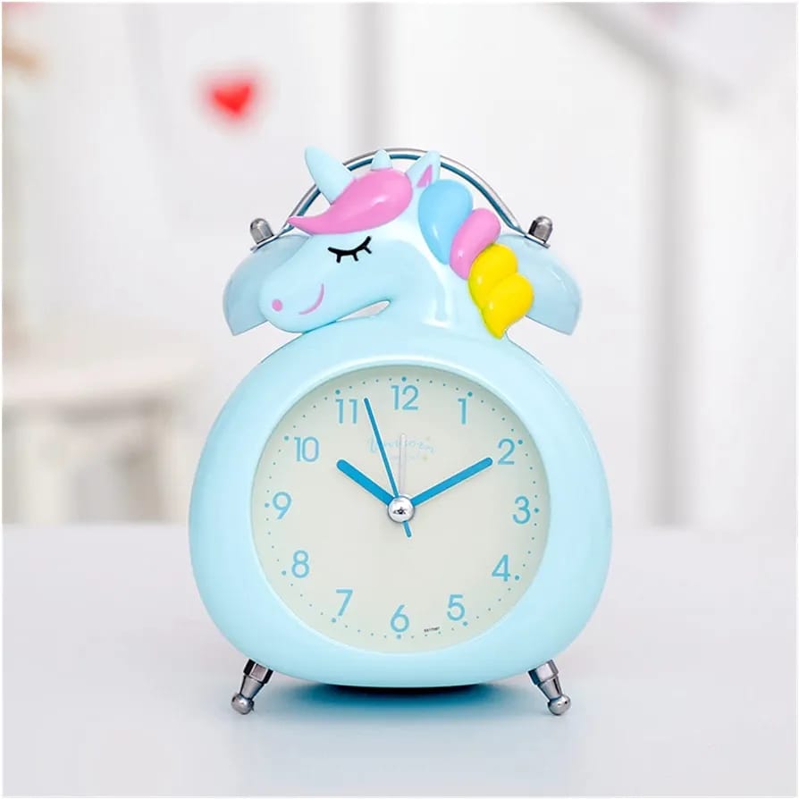Unicorn Blue - Desk Clock