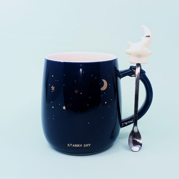 Stary Sky Galaxy Stars - Ceramic Mug Set