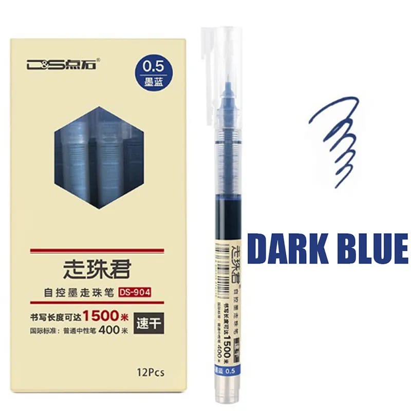 Quick-Drying Extra Fine Point Pens Liquid Ink Pen Ink 0.5 mm