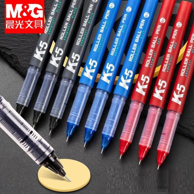 12Pcs Black Ink Pens Fine Point Smooth Writing Pen 0.5mm, Best Aesthetic  Cute Pe