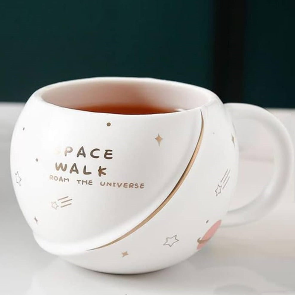 Space Walk ( Roam The Universe ) White - Ceramic Mug