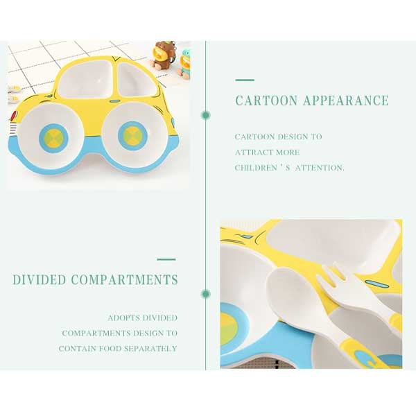 Car Tableware Set  - 3 in 1