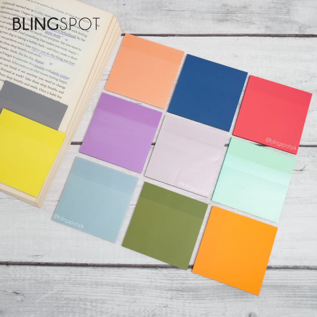 Colored Translucent Transparent Sticky Note - Style 1