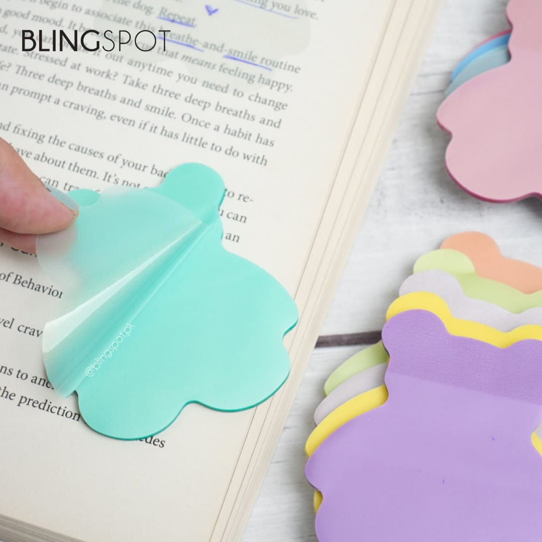 Teddy Bear Colored Translucent - Transparent Sticky Note