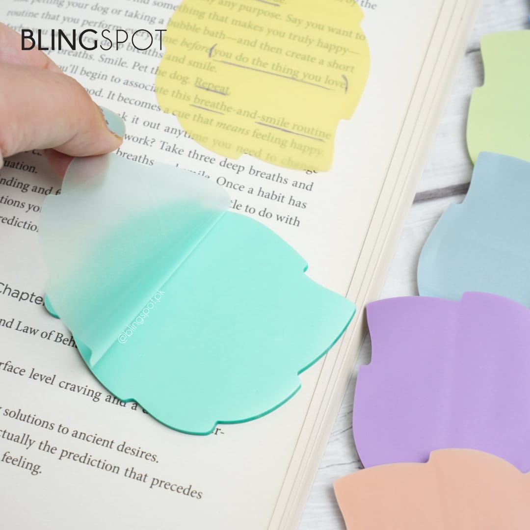 Leave Colored Translucent - Transparent Sticky Note