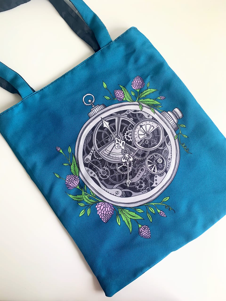 Vintage Clock Whimsy - Tote Bag Style 1