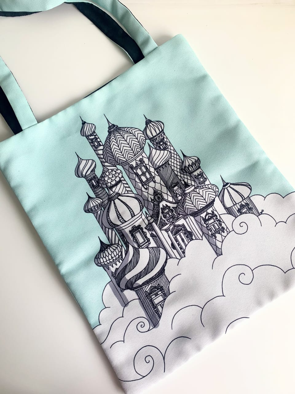 Vintage Prayer Mosque  Whimsy - Tote bag