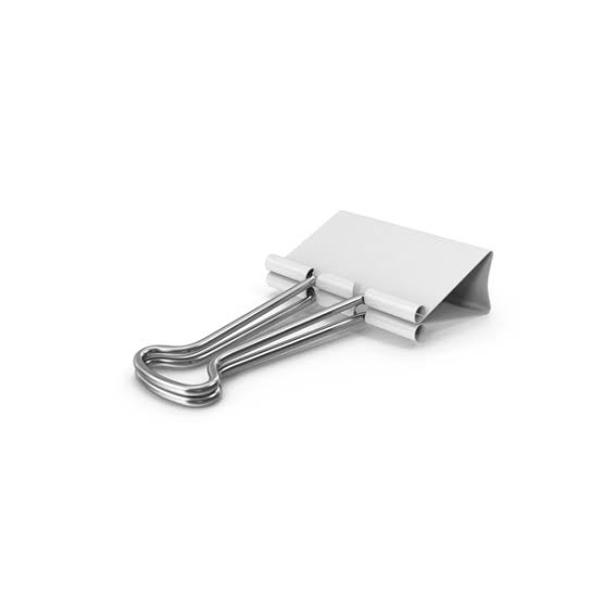 Foiled  Metal Binder Clip