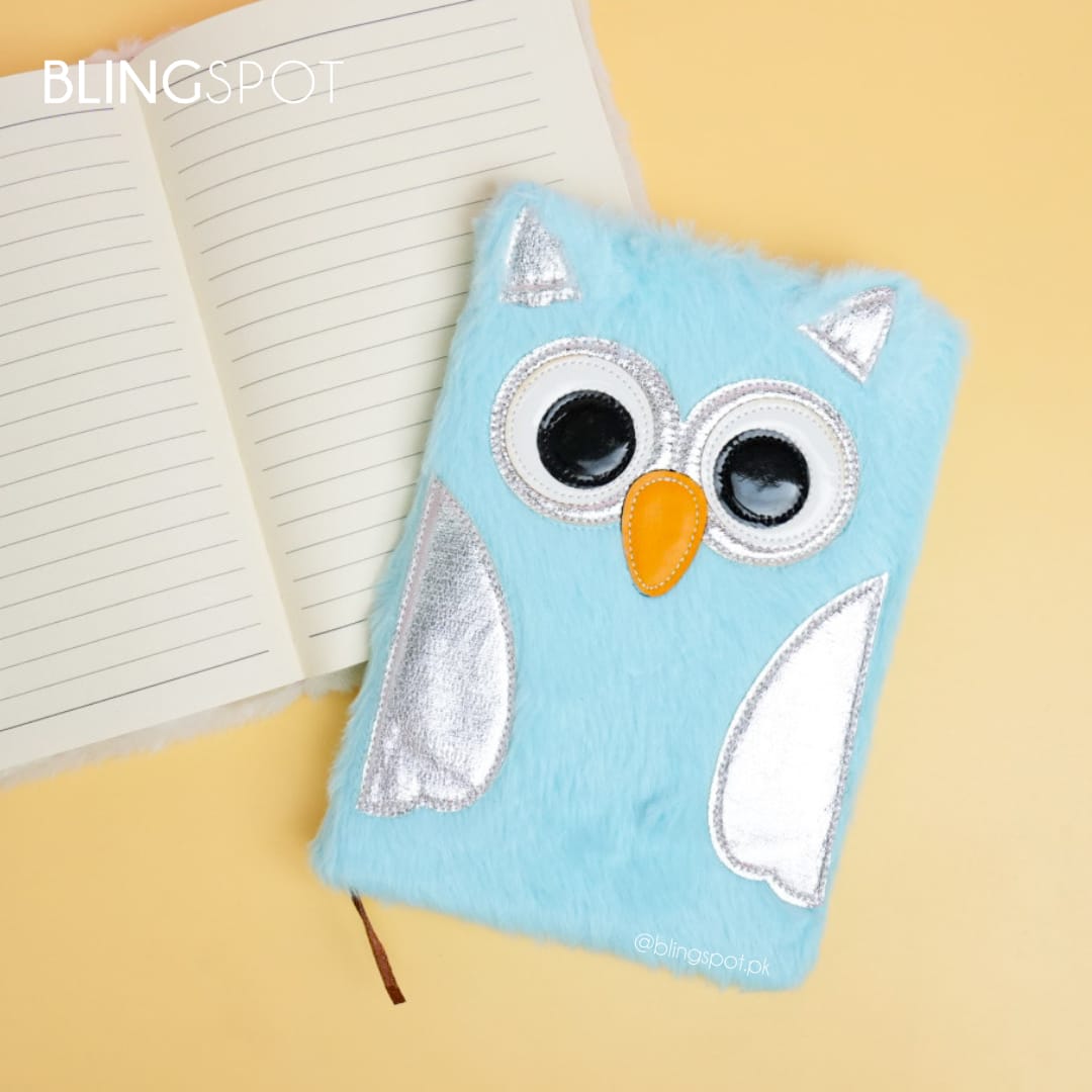Cute Owl - Fluffy Journal