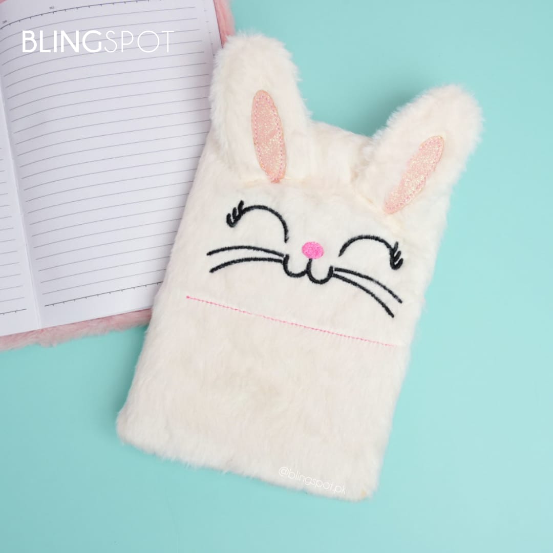 Happy Rabbit - Fluffy Journal
