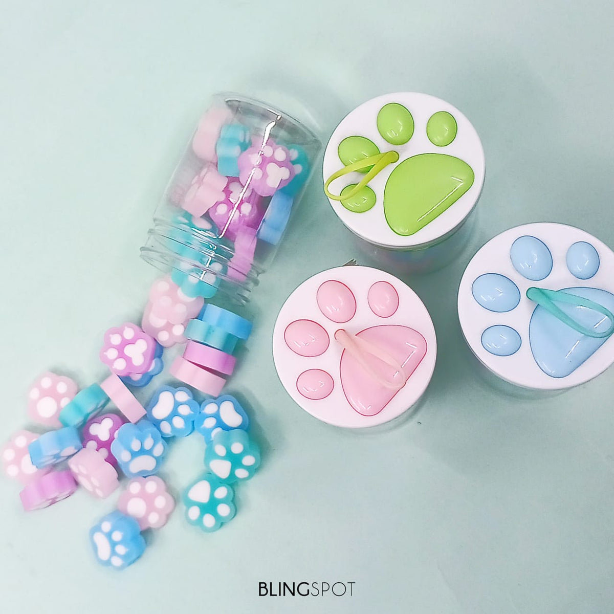 Cat Paw Pastels - Eraser Set Of 18