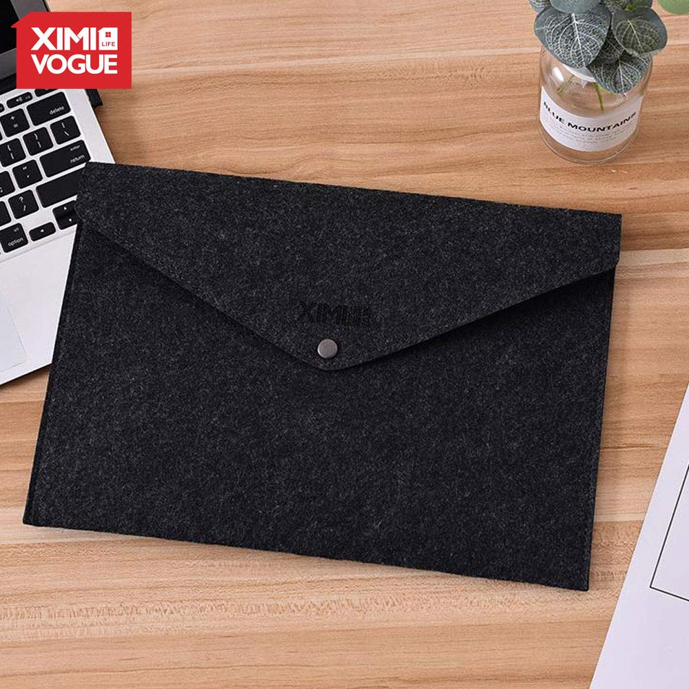 Wool Felt File Document Organizer Pouch