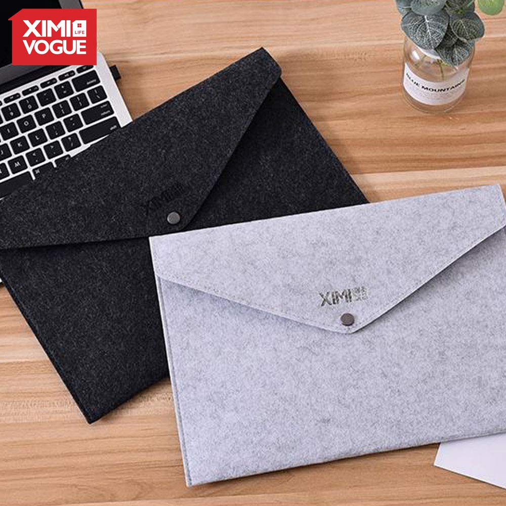 Wool Felt File Document Organizer Pouch