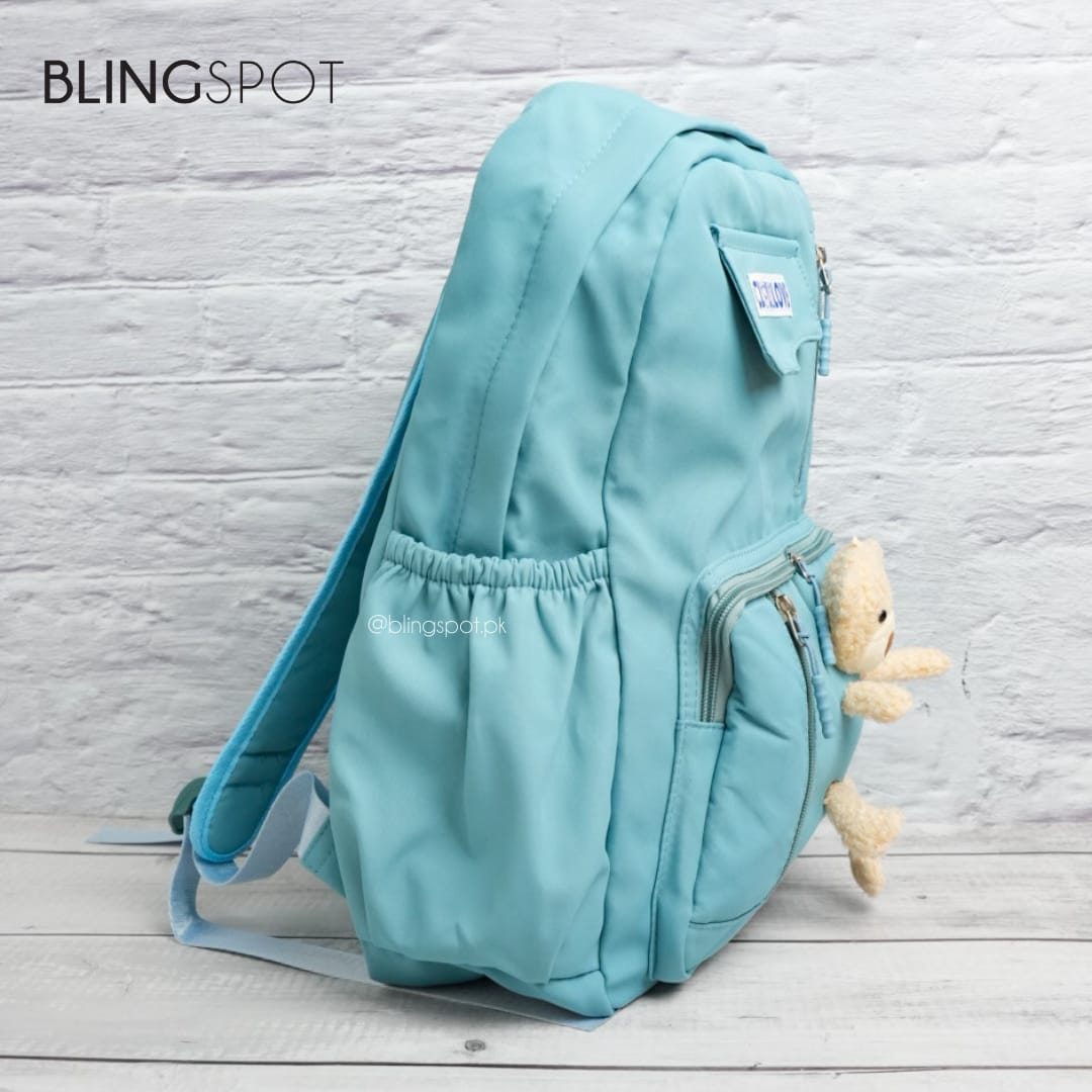 Cute Bear Teal - Backpack