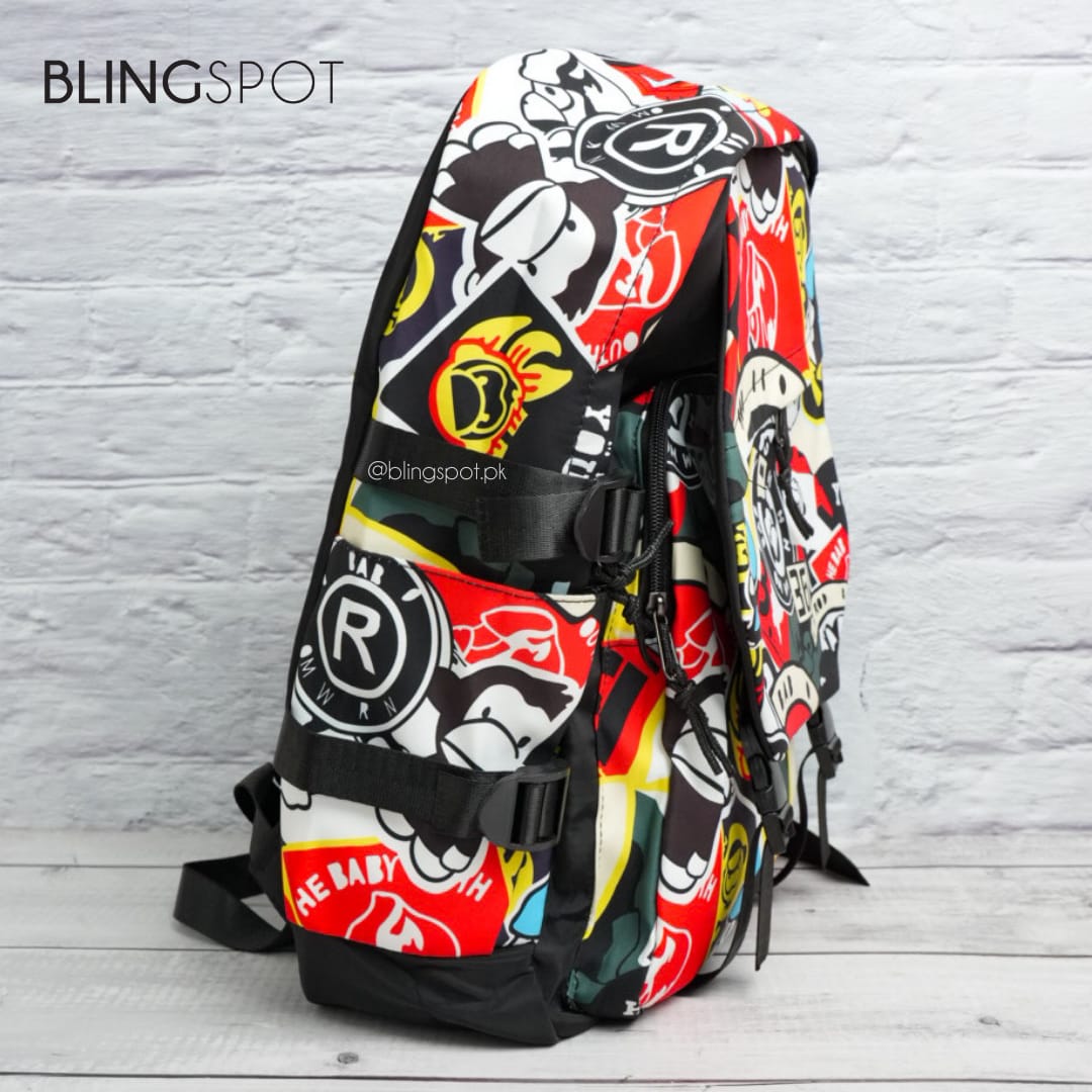 Mixed Design Backpack - Style 1