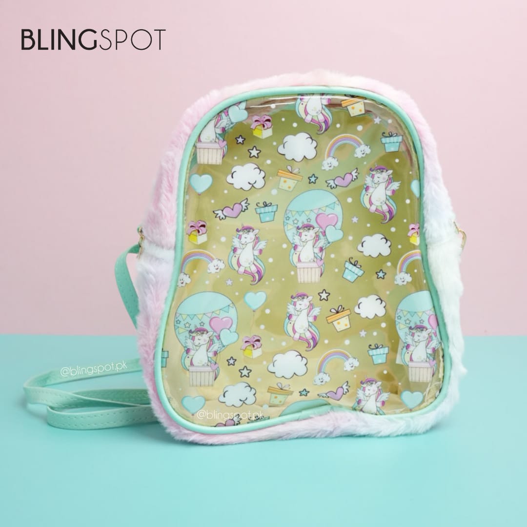 Rainbow Unicorn Fluffy - Shoulder Bag
