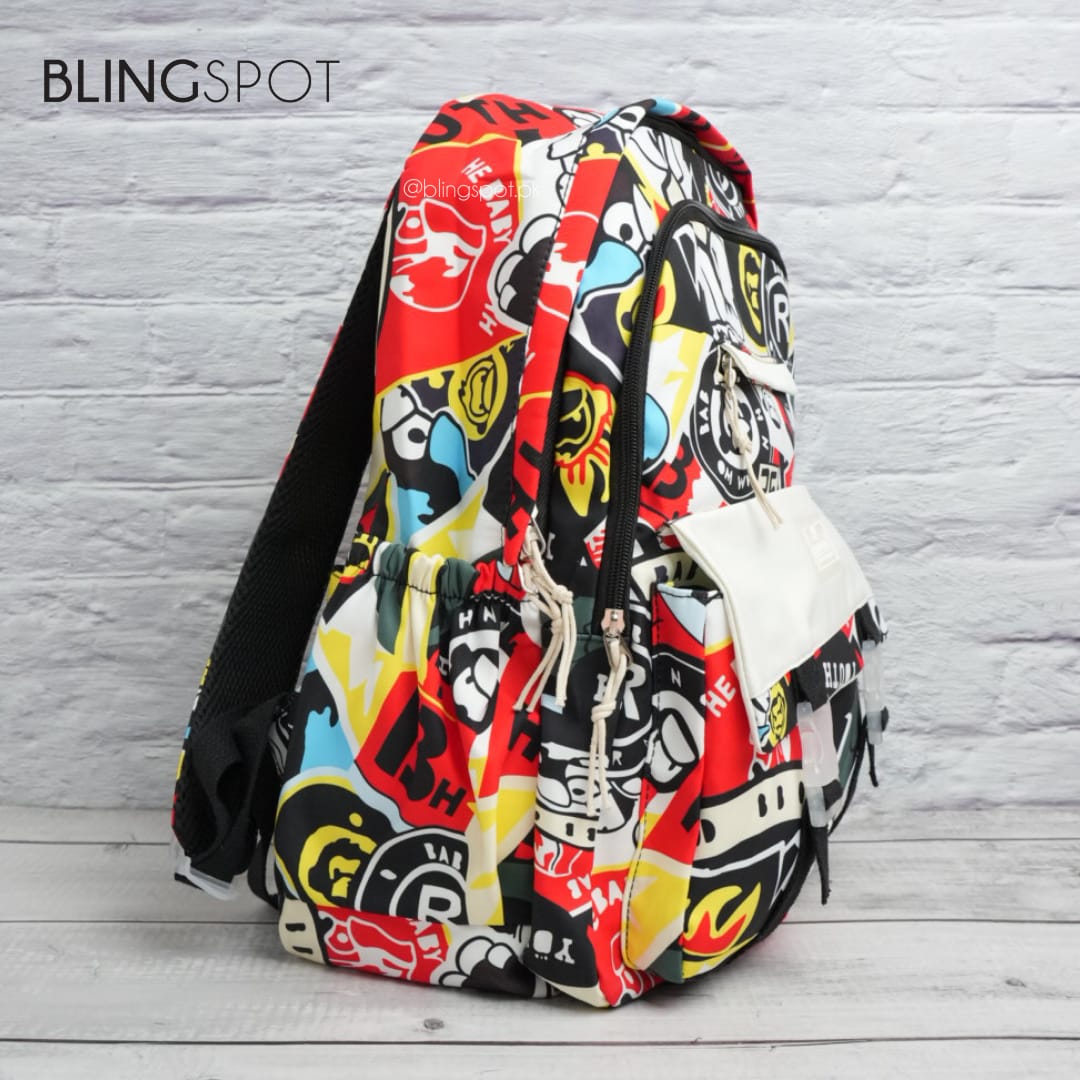 Mixed Design Backpack - Style 3