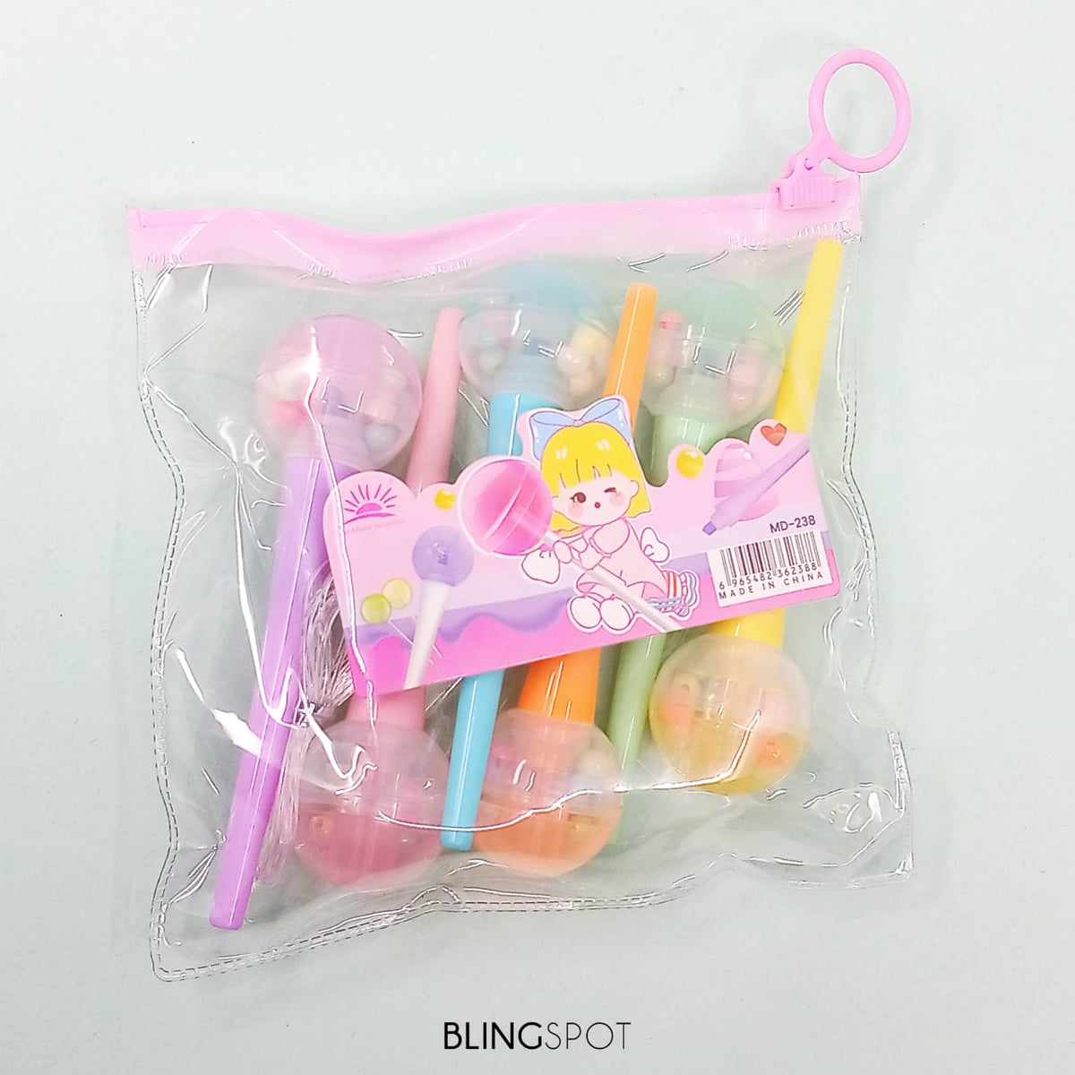 Macaron Color Lollipop - Highlighter Set Of 6