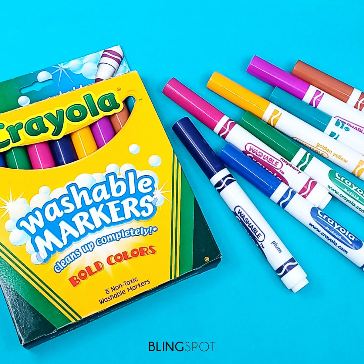 Crayola Washable Markers Bold Colors Set Of 8