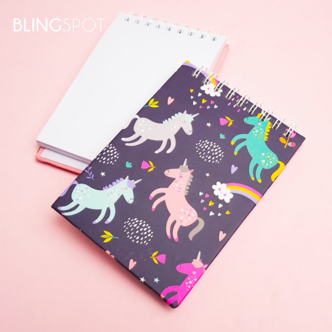 Rainbow Unicorn  - Spiral Notepad