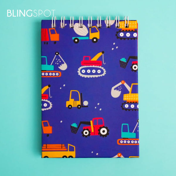 Crane Vehicle - Spiral Notepad