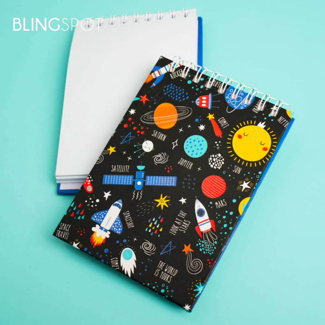 Galaxy Things - Spiral Notepad – BLINGSPOT