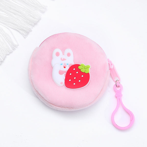 Rabbit Strawberry Mini Plush - Pouch