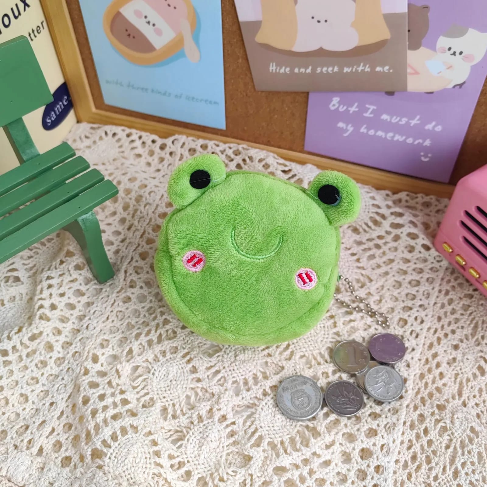 Froggie Mini Plush Pouch