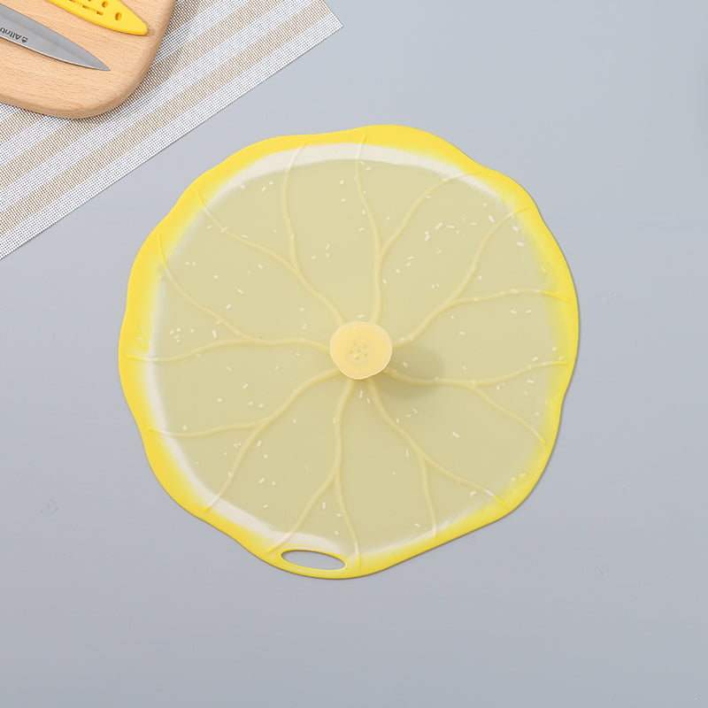 Lemon Shaped Silicone Bowl Lid