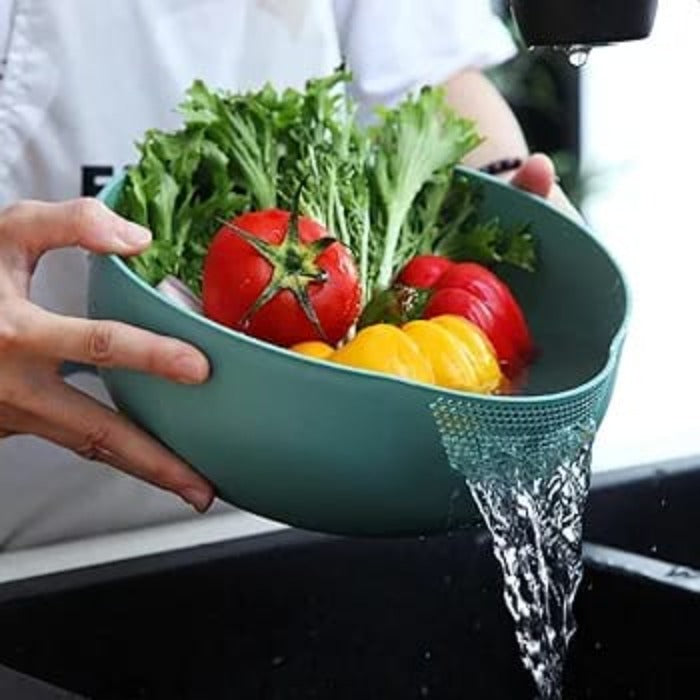 Vegetable & Rice Washing Storage Bowl