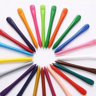 Plastic Crayons Set Of 24