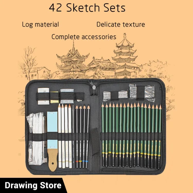 Keep Smiling Sketch Drawing Set Of 42
