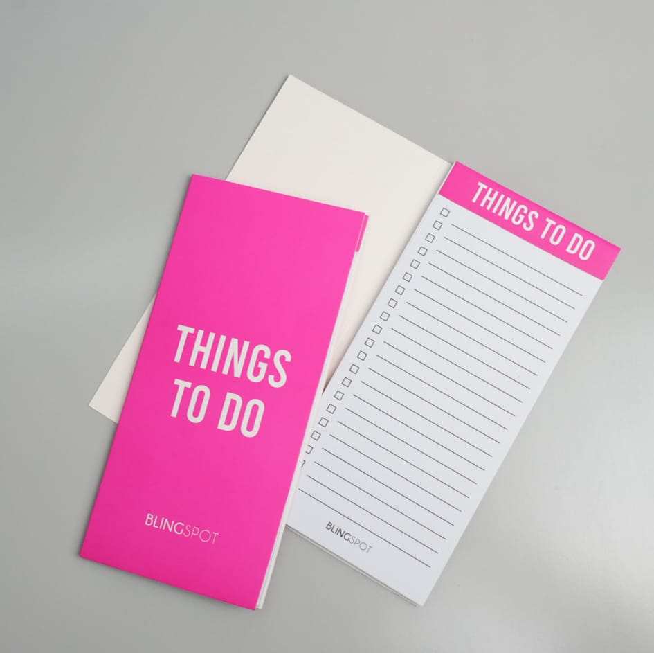 Tearable Pink Things To Do - Notepad