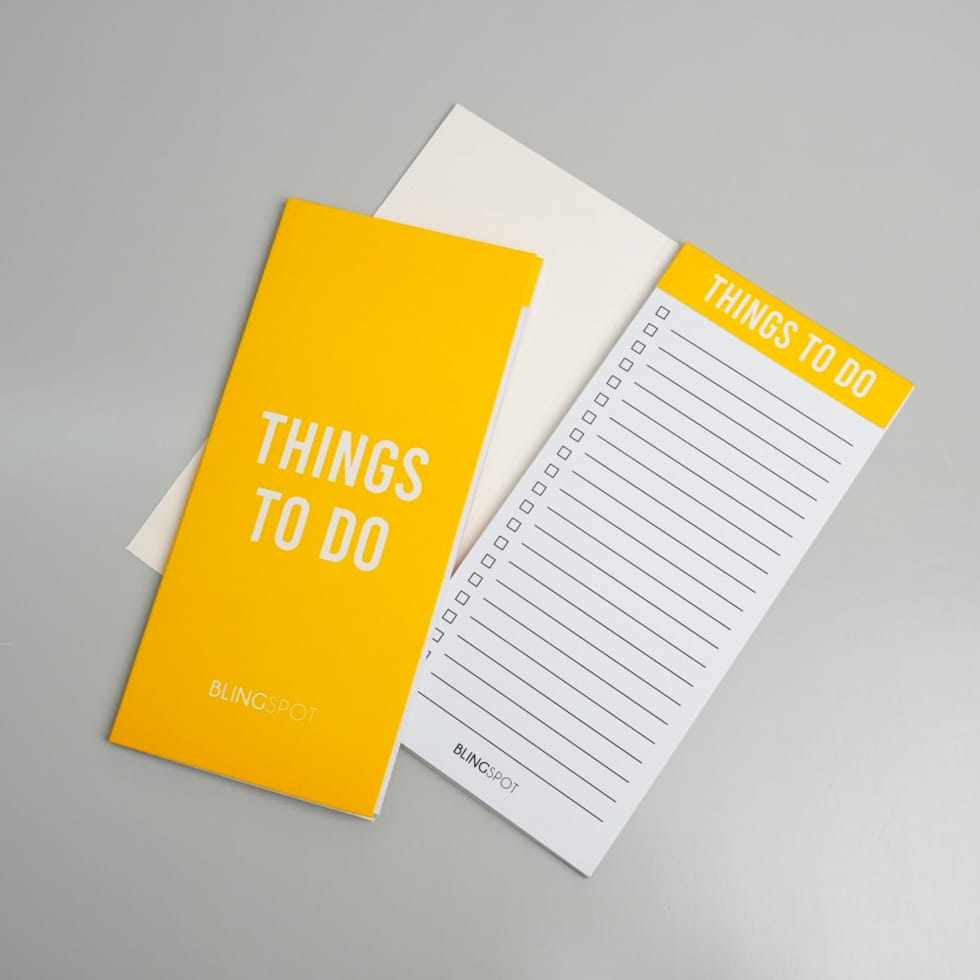Tearable Honey Yellow Things To Do - Notepad