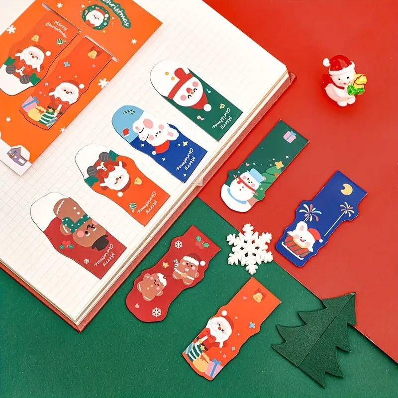 Merry Christmas Magnetic - Bookmark Set Of 2