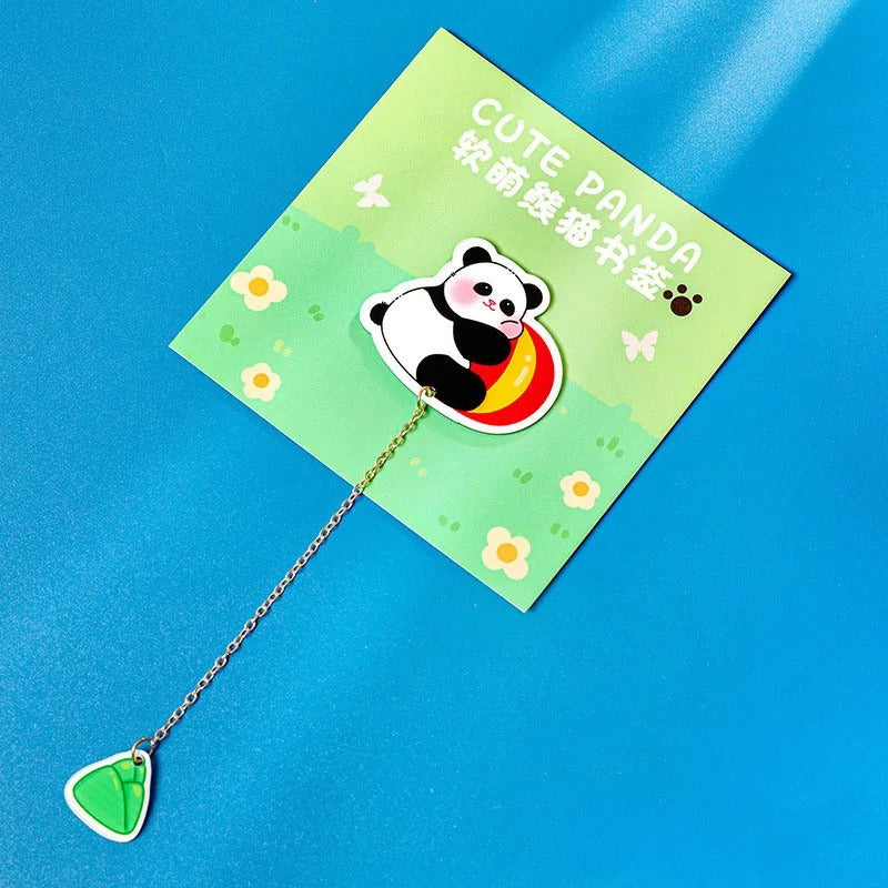 Cute Panda Dangling - Bookmark