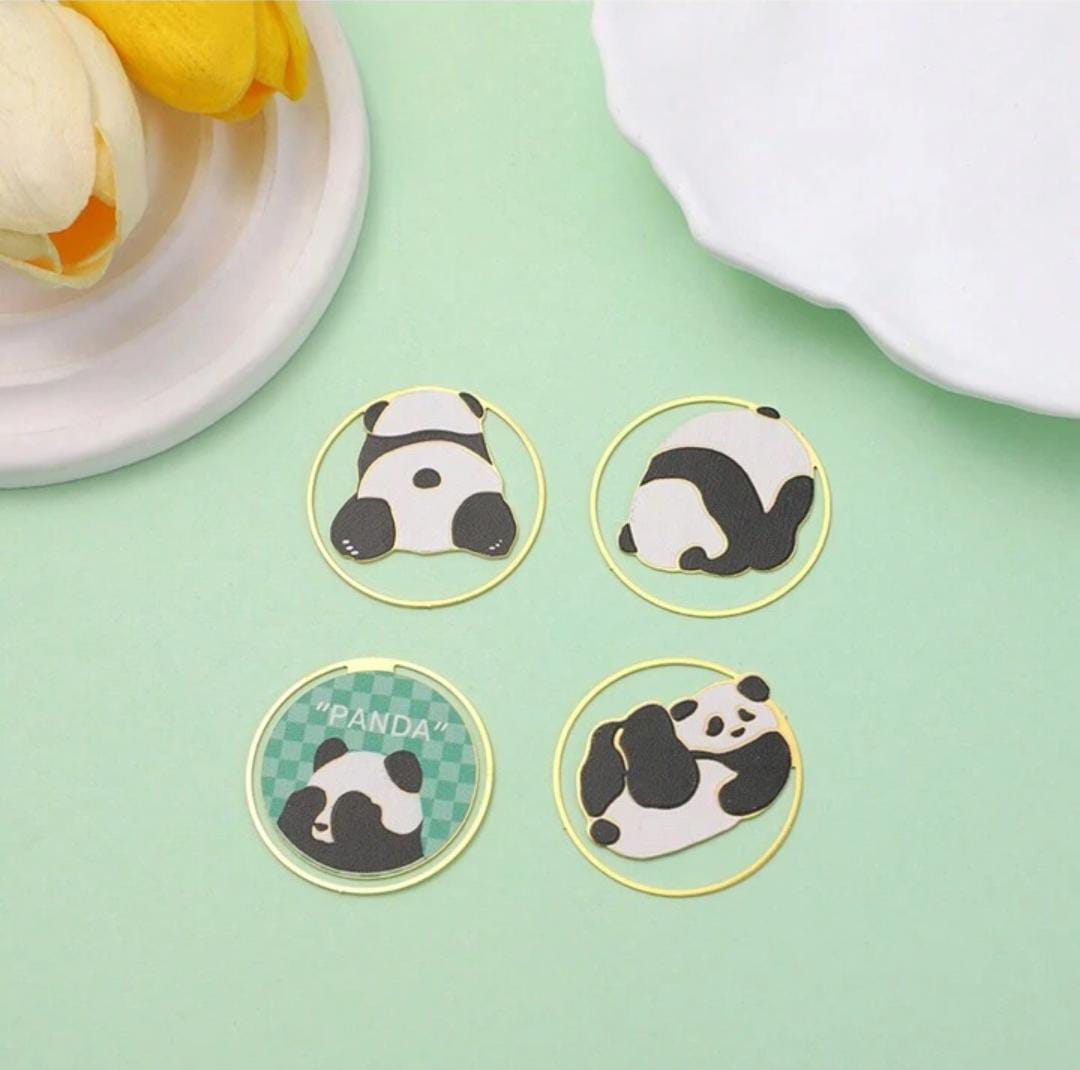 Panda Gold Foil  - Bookmark