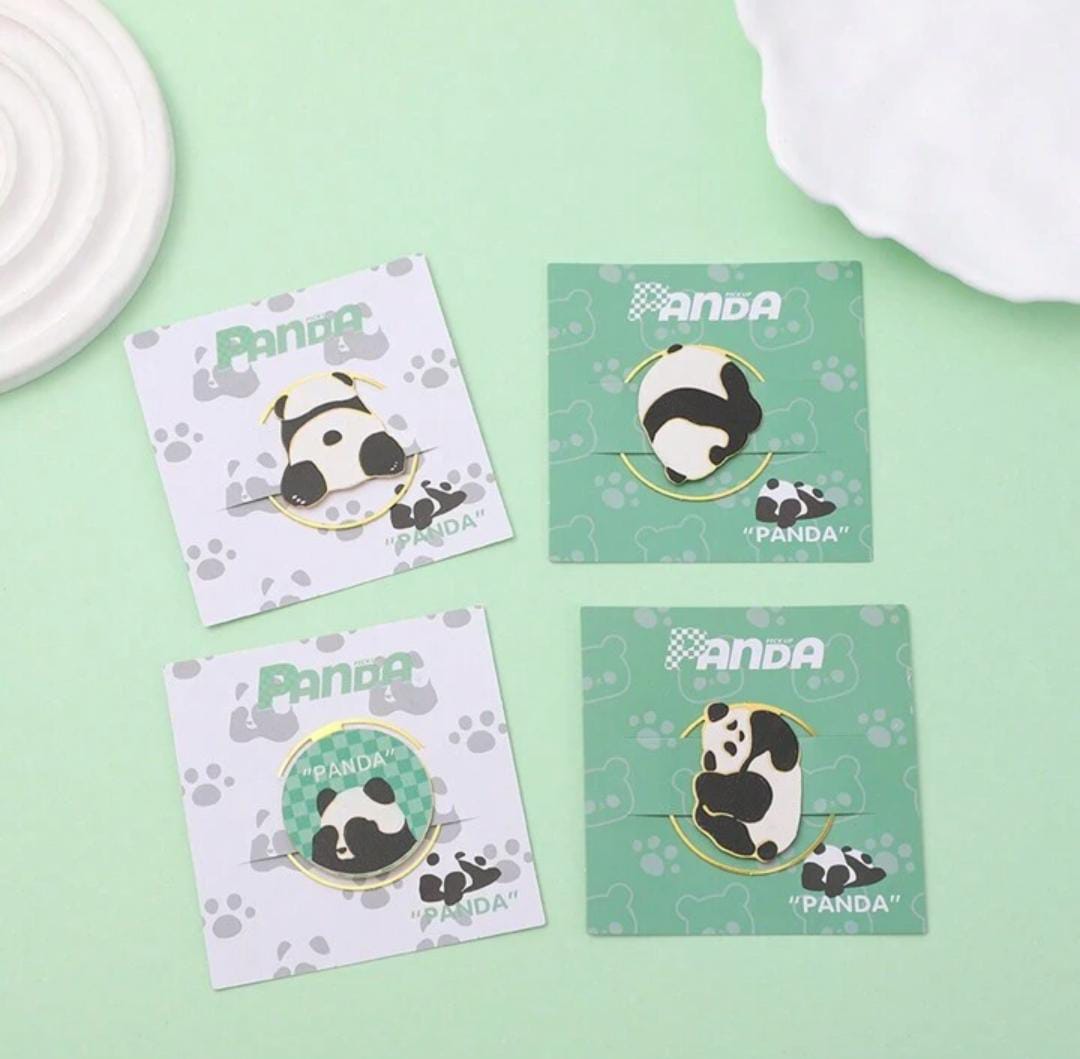 Panda Gold Foil  - Bookmark