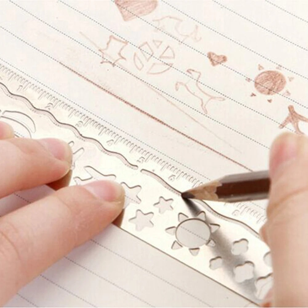Stencil Stainless -  Bookmark Ruler