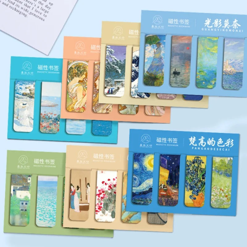 Nature Fantasy  Magnetic - Bookmark Set Of 4