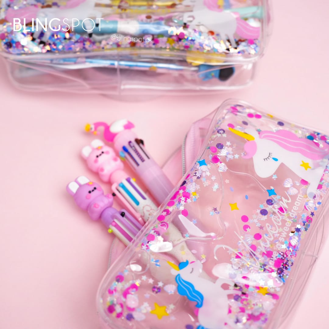 Unicorn Glitter Water -  Pouch