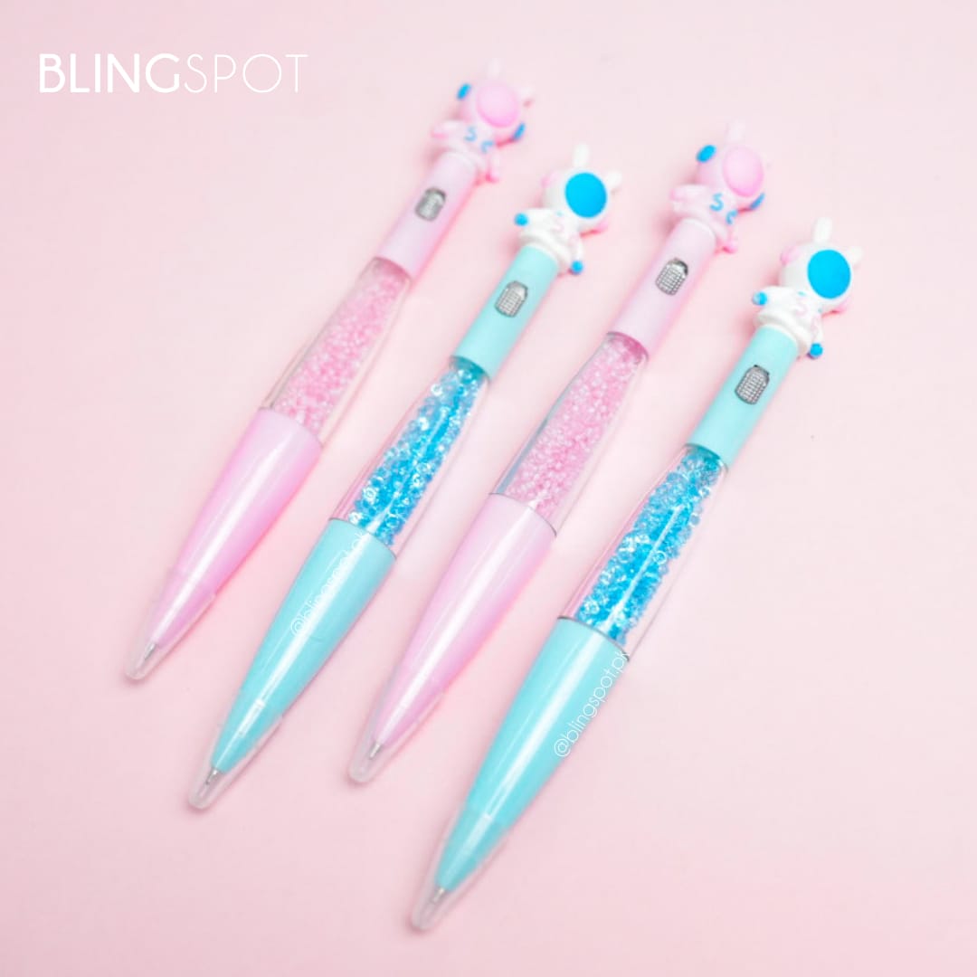 Crystals Bunny Astronaut Light - Gel Pen